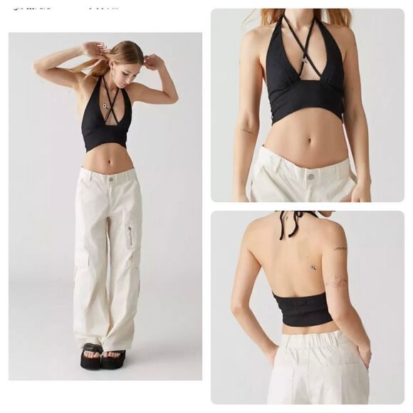 Urban Outfitters Valeria Halter Top - Picture 1 of 9
